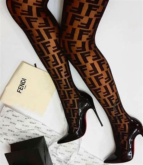 fendi stockings nordstrom|Fendi high heel stockings.